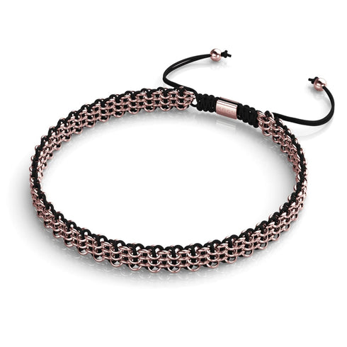 Noir x Or Rose | Liens Kismet | Collier ras du cou